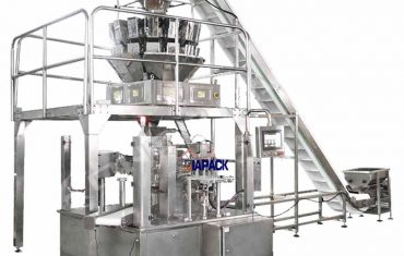 Automātiska rotācijas soma ar rāvējslēdzēja blīvēšanas mašīnu