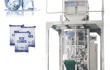 Automātiska 5kg ledus kubiņu svēršanas iepakošanas iekārta