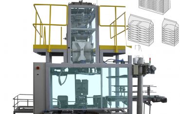 Automātiskā mīksto maisu presēšanas ražošanas iepakošanas līnija