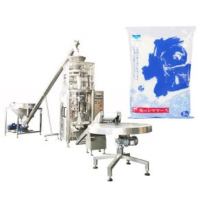 Vertikālās formas aizpildīšanas plombas mašīna ar tilpuma kausu sāls