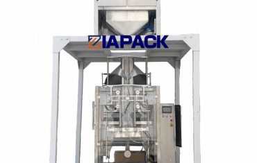 ZL1100 vertikālās maisu veidošanas pildīšanas blīvēšanas mašīna 15-25kg koka granulām
