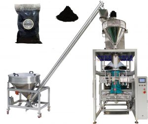 Automātiska oglekļa pulvera maisiņu veidojoša pildījuma noslēgšanas iepakošanas mašīna