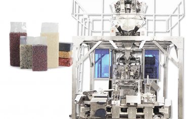 Automātiska ķieģeļu tipa vakuuma maisu veidojoša graudu iepakošanas iekārta