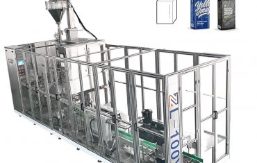 ZL100V vienas vakuuma kameras ķieģeļu tipa maisiņu veidošanas pildījuma blīvēšanas iepakošanas mašīna kafijas pulverim