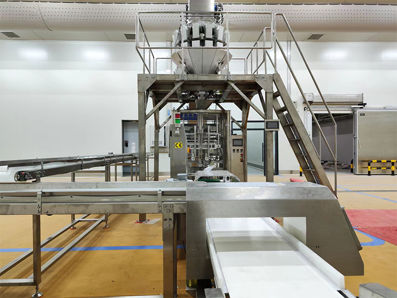 automātiskā iepakošanas iekārta saldētai pārtikai.6