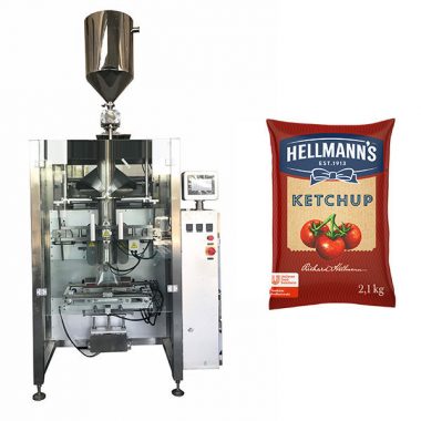 500g-2kg kečupas mērces iepakošanas mašīna