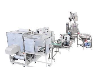 ZL100V Rice Flour Automatic Vacuum Packaging Secondary Wrapping  Line